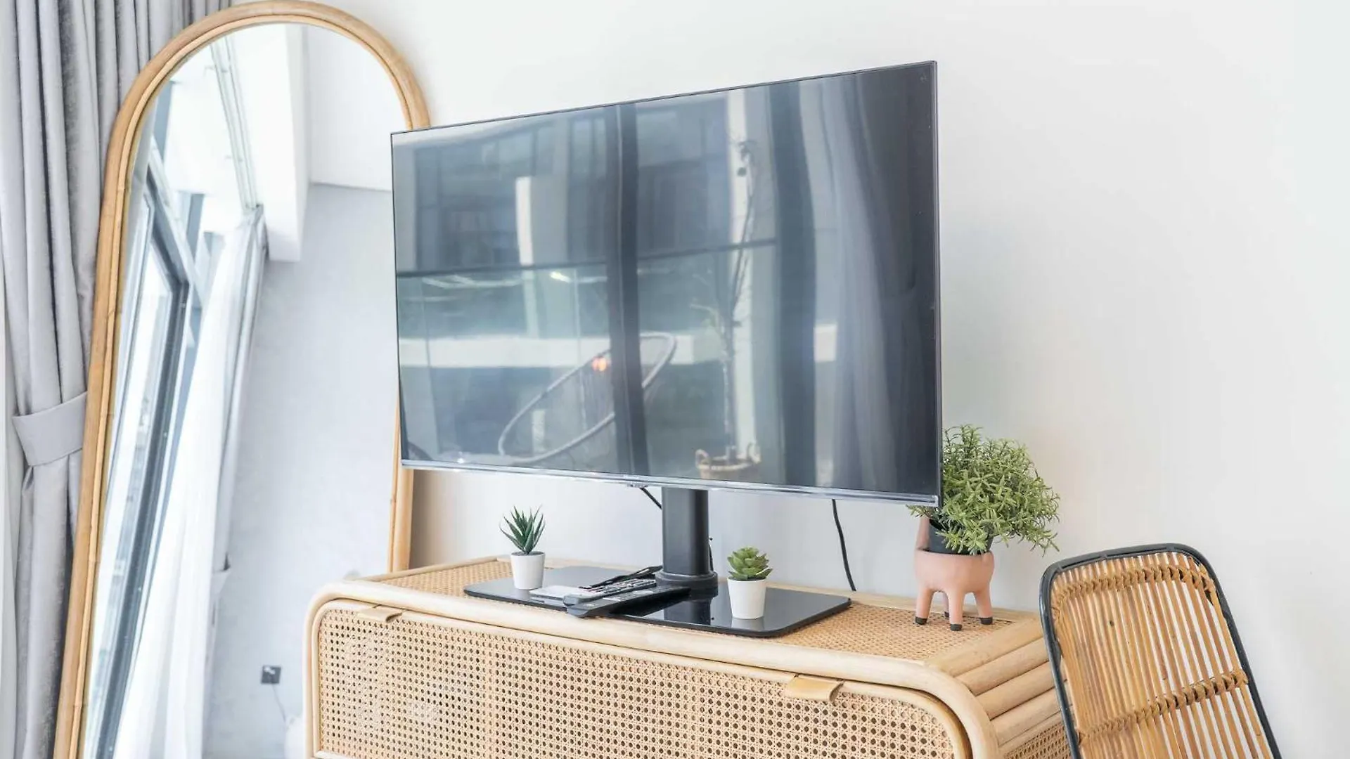 Apartment Modern Bali Vibes Studio With Pool And Palm Tree Views Jvc Dubai United Arab Emirates